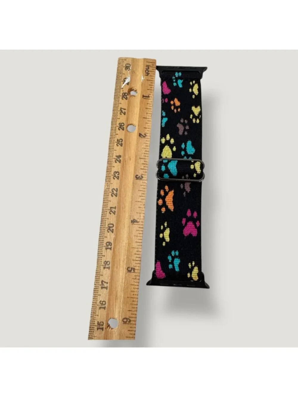 Colorful Woven Paw Print Watch Band For 44/45/46/49MM Apple Watch, NIB